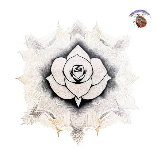 desert rose, monkey, jiu-jitsu, Brazil, celestial  tattoo design idea