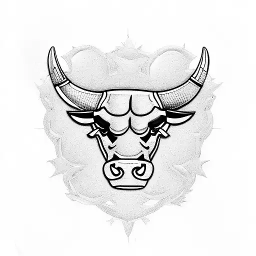 Chicago bulls with a basket ball memorial tatto tattoo design idea