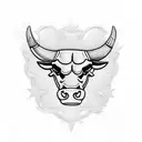 Chicago bulls with a basket ball memorial tatto tattoo design idea