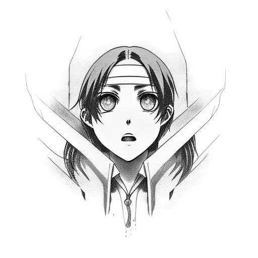 eren and mikasa  tattoo design idea