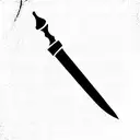 viking dagger tattoo design idea