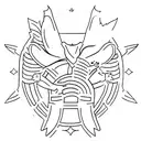 3 angeles me cuidan  tattoo design idea