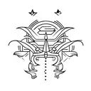 3 angeles me cuidan  tattoo design idea