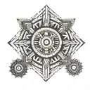 azteca tattoo design idea