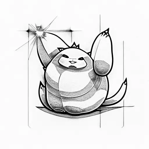 Snorlax Mac miller  tattoo design idea