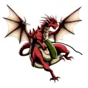 Dragon tattoo design idea