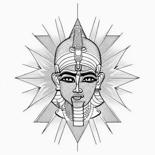 Egypt sun good RA tattoo design idea