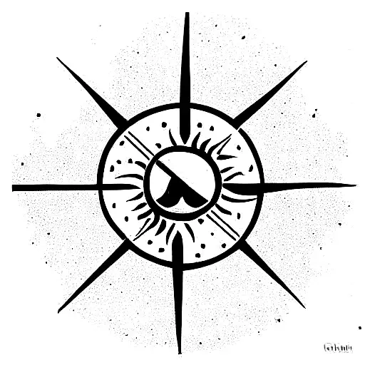 Sun Good RA tattoo design idea