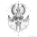 Egypt sun good RA tattoo design idea