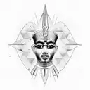 Egypt sun good RA tattoo design idea