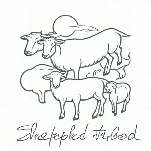 shepherd the flock of God that is among you 1 Peter 5:2-3 tattoo design idea