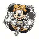 Mickey Mouse  tattoo design idea