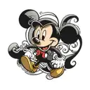 Mickey Mouse  tattoo design idea