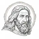 jesus christ tattoo design idea