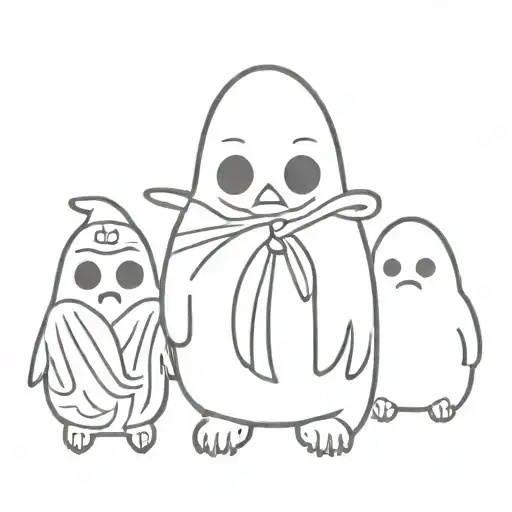 sukuna doodle sheet ghost tattoo design idea