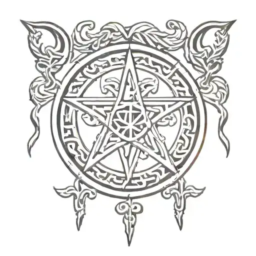 slav pagan symbol tattoo design idea