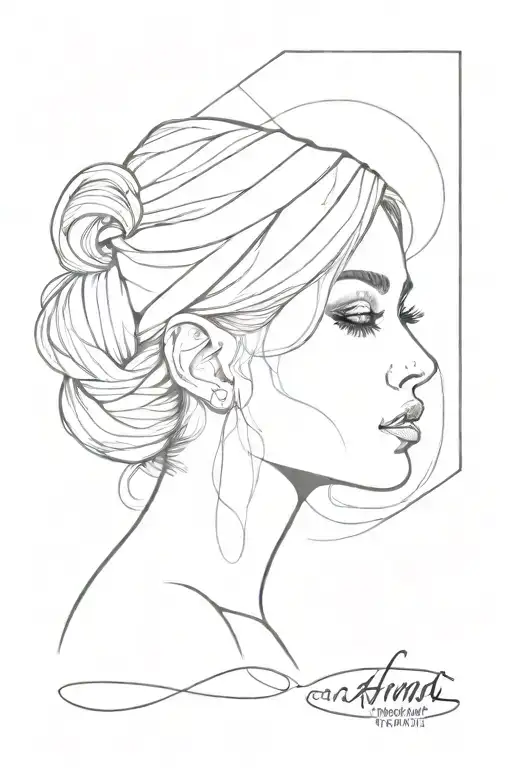 Tattoo idea inspired by Ariana Grande’s last album named Eternal sunshine  tattoo design idea