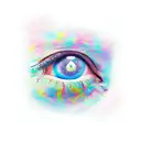 reflection tattoo design idea