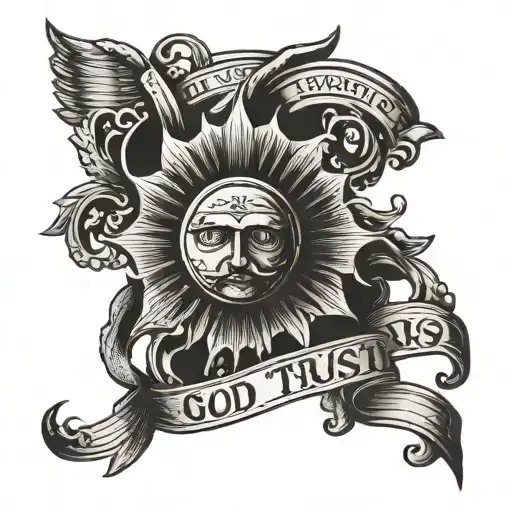 In God We Trust tattoo design idea