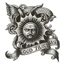In God We Trust tattoo design idea