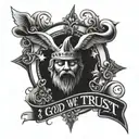 In God We Trust tattoo design idea