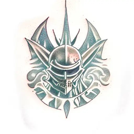 dark souls tattoo design idea