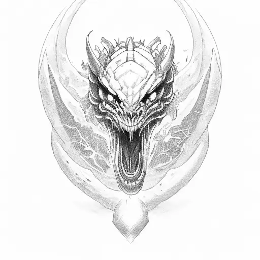 strenght, mass effect, improving myself, dragon, space, life controlling, millitary tattoo design idea