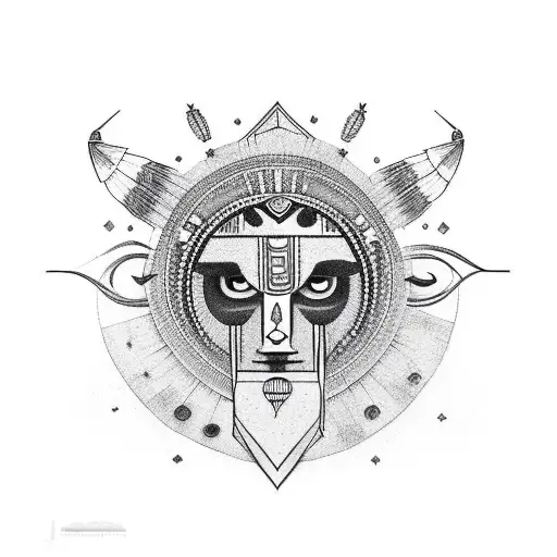 Indígena Latina  tattoo design idea