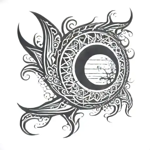 moon full arm tattoo design tattoo design idea