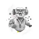 never give up tattoo design idea