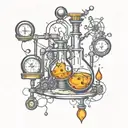 chemistry tattoo design idea