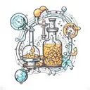 chemistry tattoo design idea