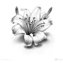 Lily tattoo design idea