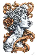 Proserpina's Rape Bernini Sculpture tattoo design idea