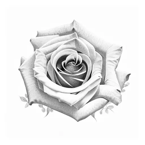 rose with vine writing  tattoo design idea