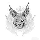 Ink and Lace tattoo design idea