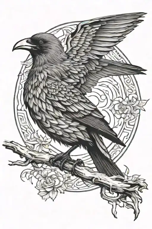 Hugin Munin tattoo design idea