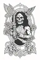 Black sabbath tattoo design idea
