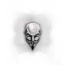 anonymous with fade  tattoo design idea