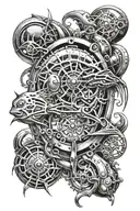 Aquarium tattoo design idea