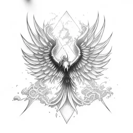 Phoenix,marvel,harry potter,one piece tattoo design idea