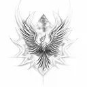 Phoenix,marvel,harry potter,one piece tattoo design idea