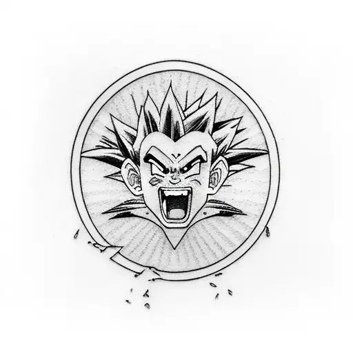 goku tattoo design idea