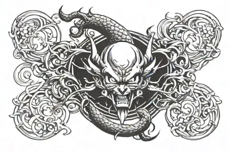 Dragon Ball Z tattoo design idea