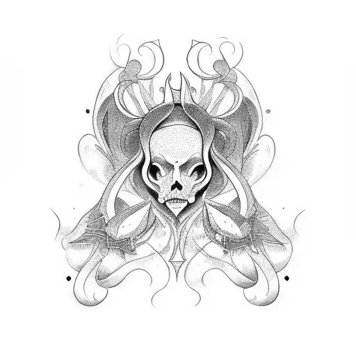 lilith tattoo design idea