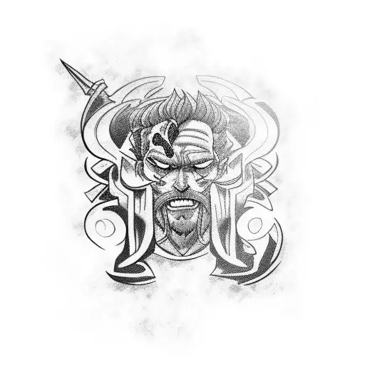 Escanor tattoo design idea