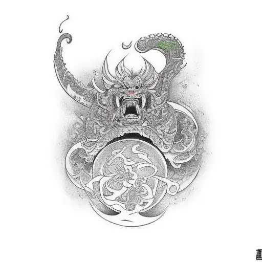 Escanor El Pecado del orgullo tattoo design idea