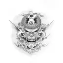 Escanor El Pecado del orgullo tattoo design idea