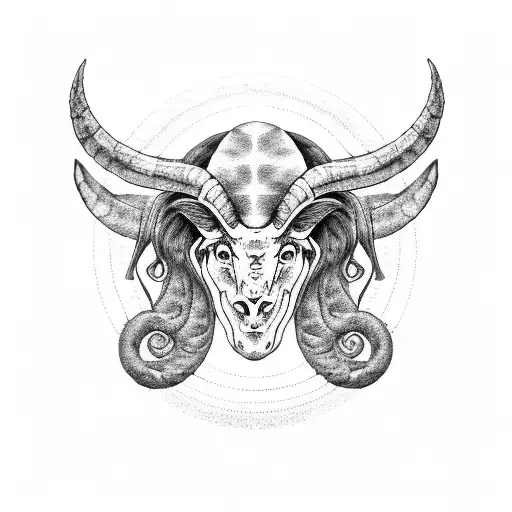 Aries Taurus Libra Scorpio tattoo design idea