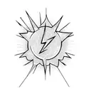 Lightning Bolt tattoo design idea